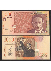 COLOMBIA 1000 Pesos 2009 Fior di Stampa